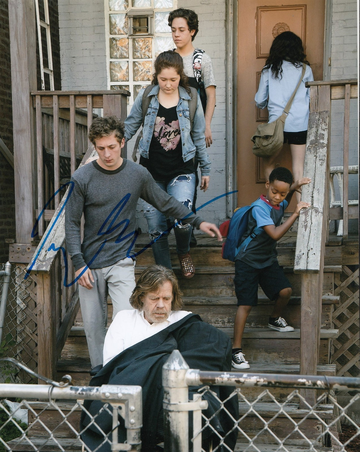 JEREMY ALLEN WHITE signed *SHAMELESS* 8X10 photo LIP GALAGHER (PROOF) W/COA #1