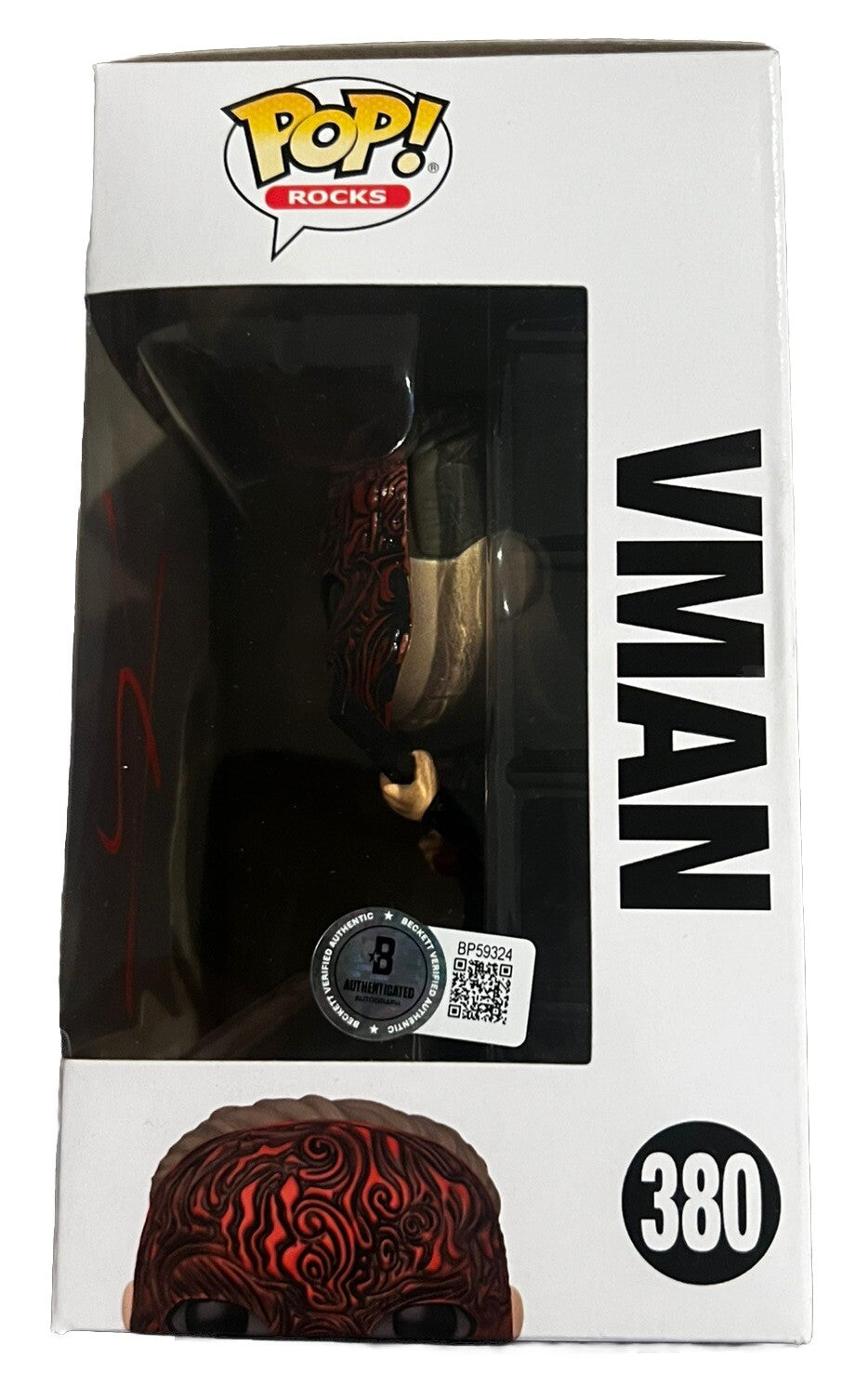 Alessandro Venturella signed (SLIPKNOT) VMAN #380 Funko Pop BECKETT BP59324