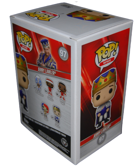 JERRY LAWLER signed (WWE) Wrestling The King Funko Pop #97 BECKETT BAS BF09342