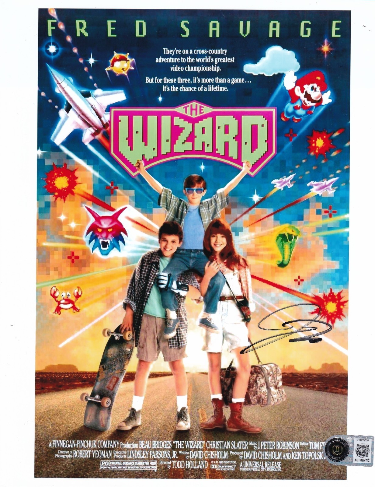 JENNY LEWIS signed (THE WIZARD) Movie *HALEY* 8X10 photo BECKETT BAS BY085565