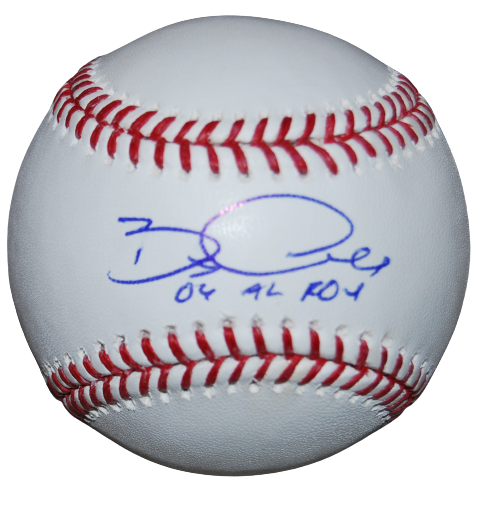 BOBBY CROSBY signed (OAKLAND ATHLETICS) A'S ROY OML baseball JSA COA AH95688