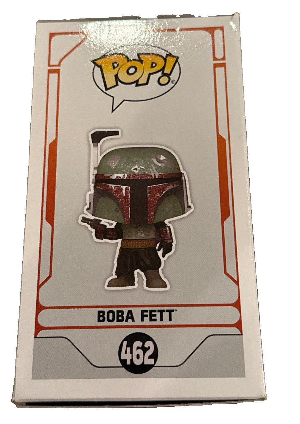 TEMUERA MORRISON signed (BOBA FETT) Mandalorian Funko Pop #462 JSA CK92745
