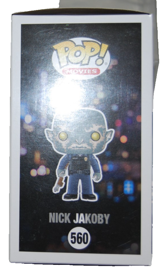 JOEL EDGERTON signed (BRIGHT) Nick Jakoby #560 Funko Pop BECKETT BAS BY085890