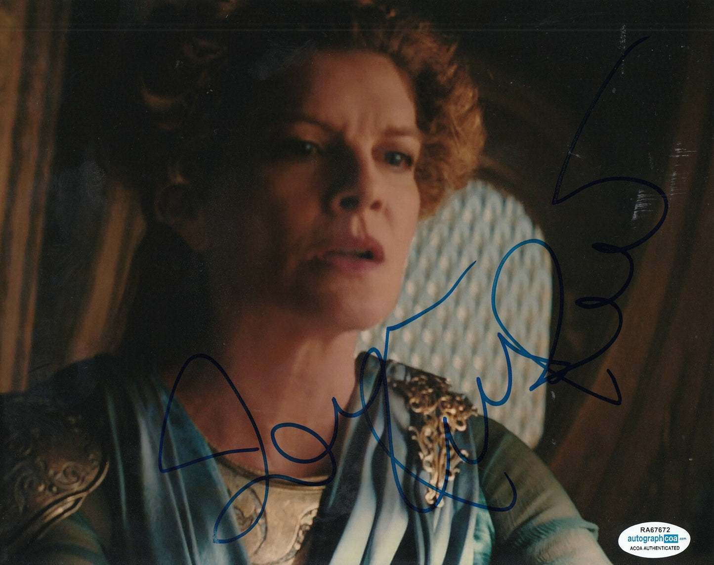 RENE RUSSO signed (THOR The Dark World) *Frigga* 8X10 photo ACOA Authenticated 3