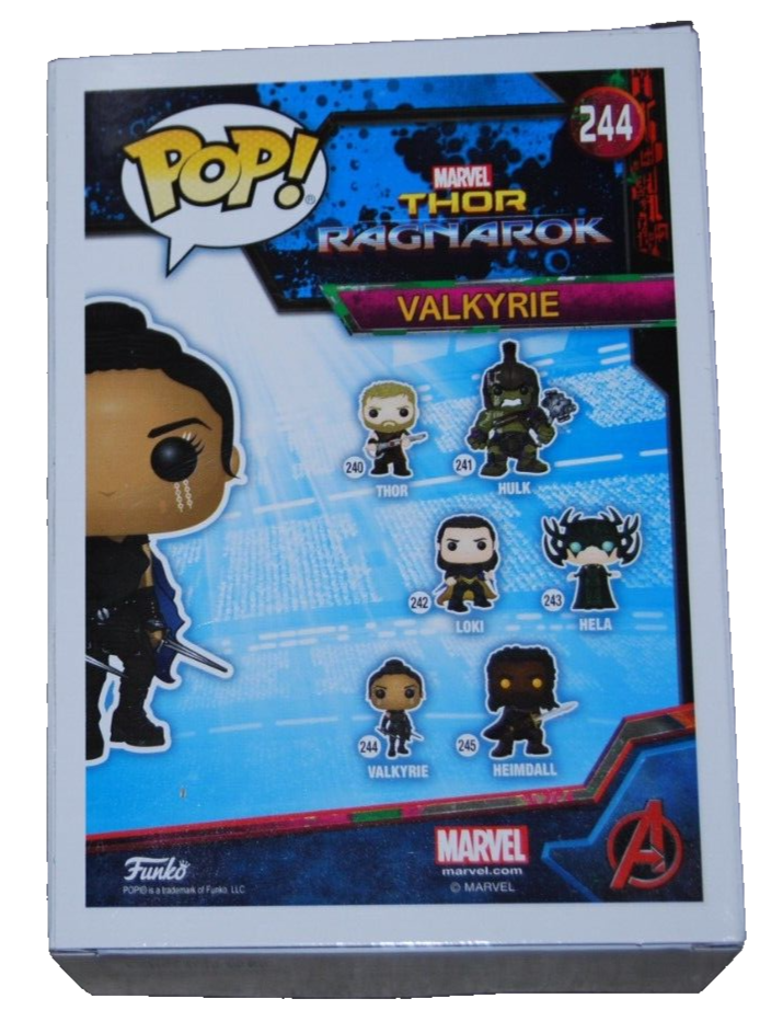 TESSA THOMPSON signed (THOR RAGNORAK) Funko pop #244 BECKETT BAS BR25976
