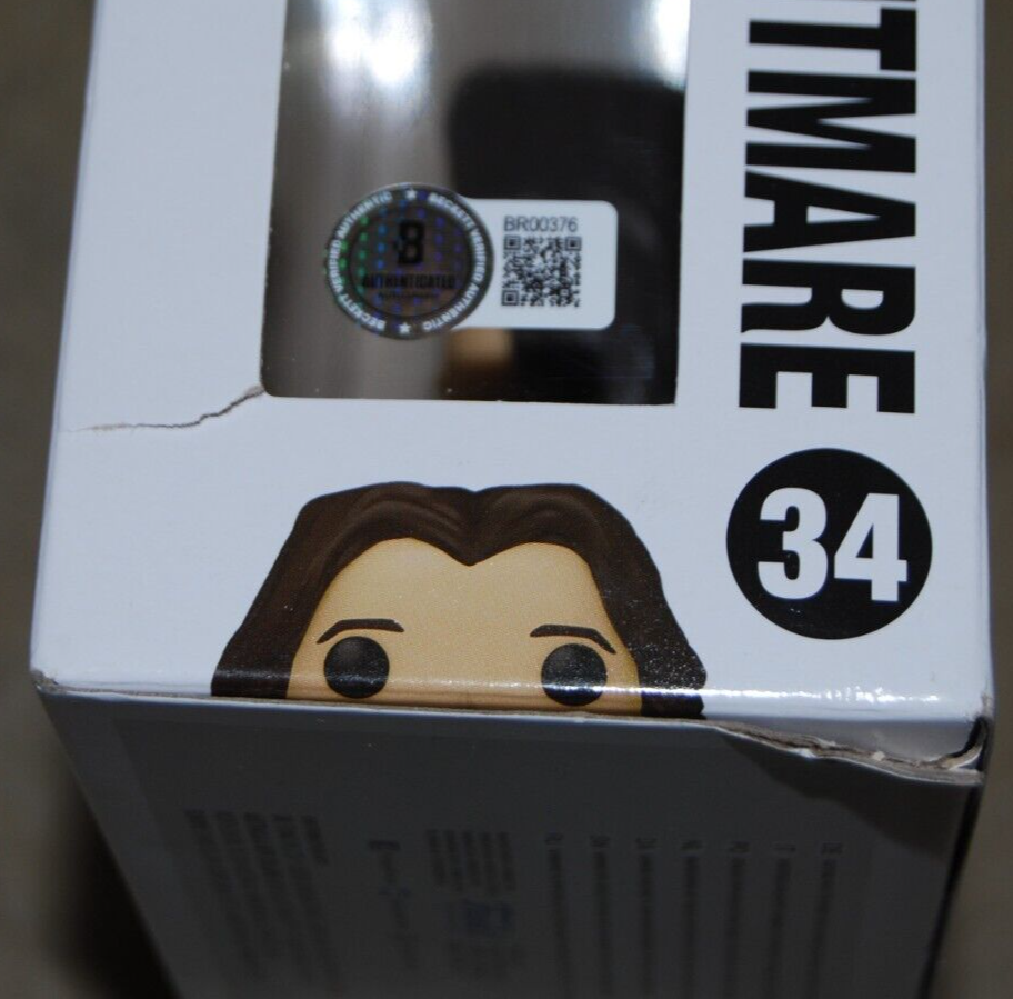 ALICE COOPER signed (WELCOME TO MY NIGHTMARE) #34 Funko pop BECKETT BR00376