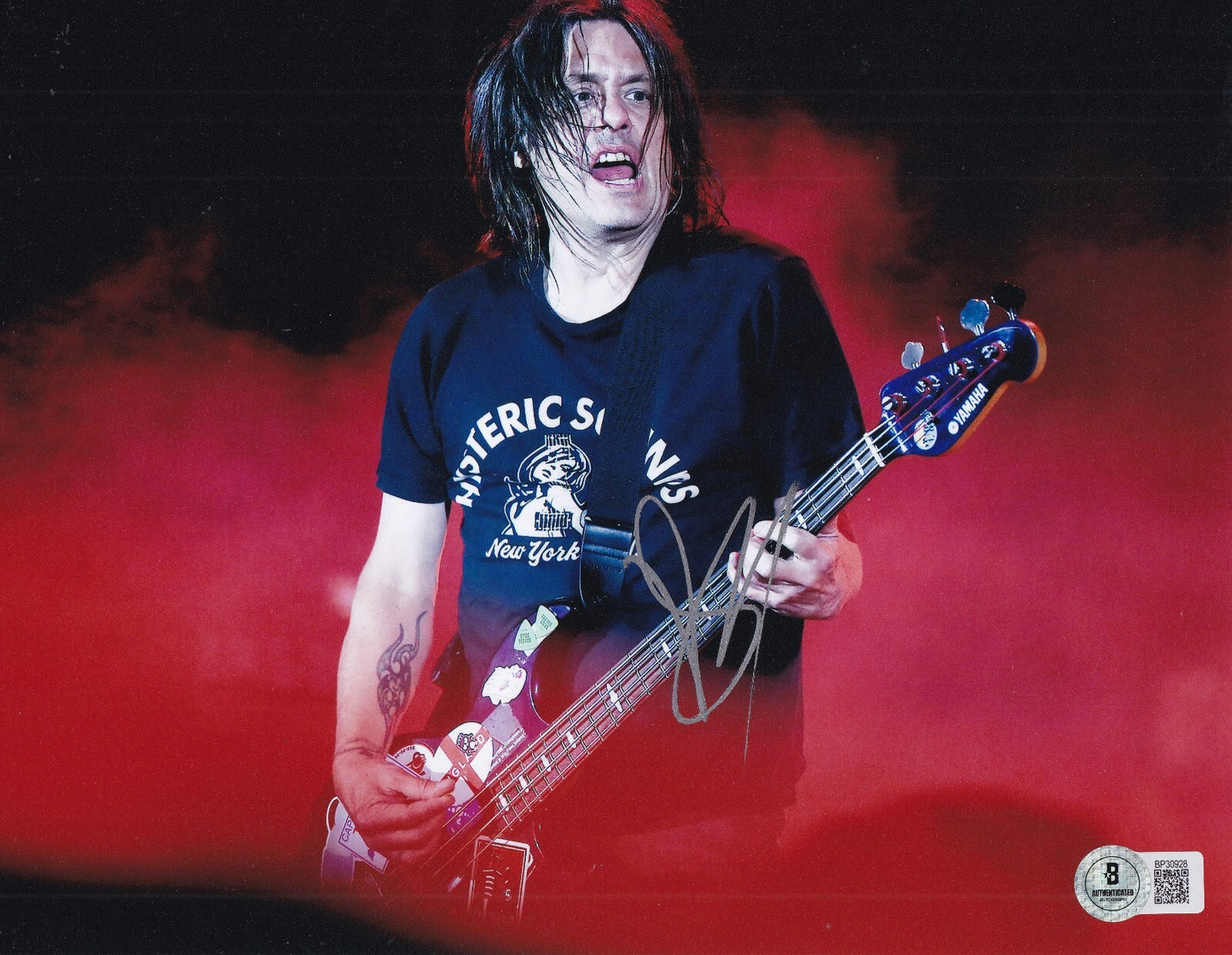 Robby Takac signed (THE GOO GOO DOLLS) Music 8X10 photo BECKETT BAS BP30928