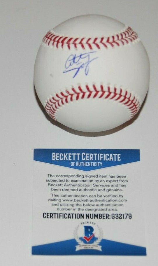 ANTHONY SEIGLER signed (NEW YORK YANKEES) Official Major League baseball BECKETT