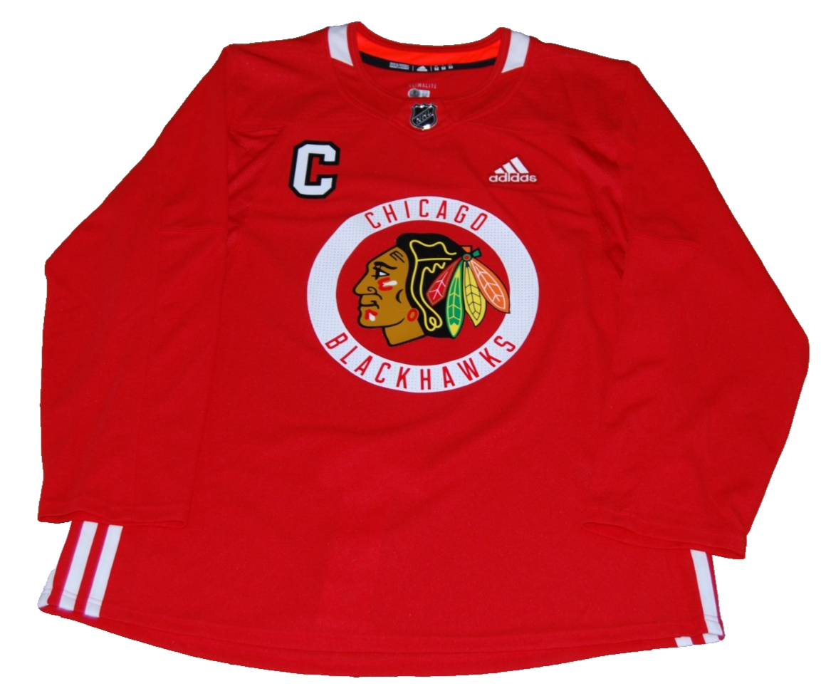 JONATHAN TOEWS signed CHICAGO BLACKHAWKS Practice hockey jersey BECKETT BW61056