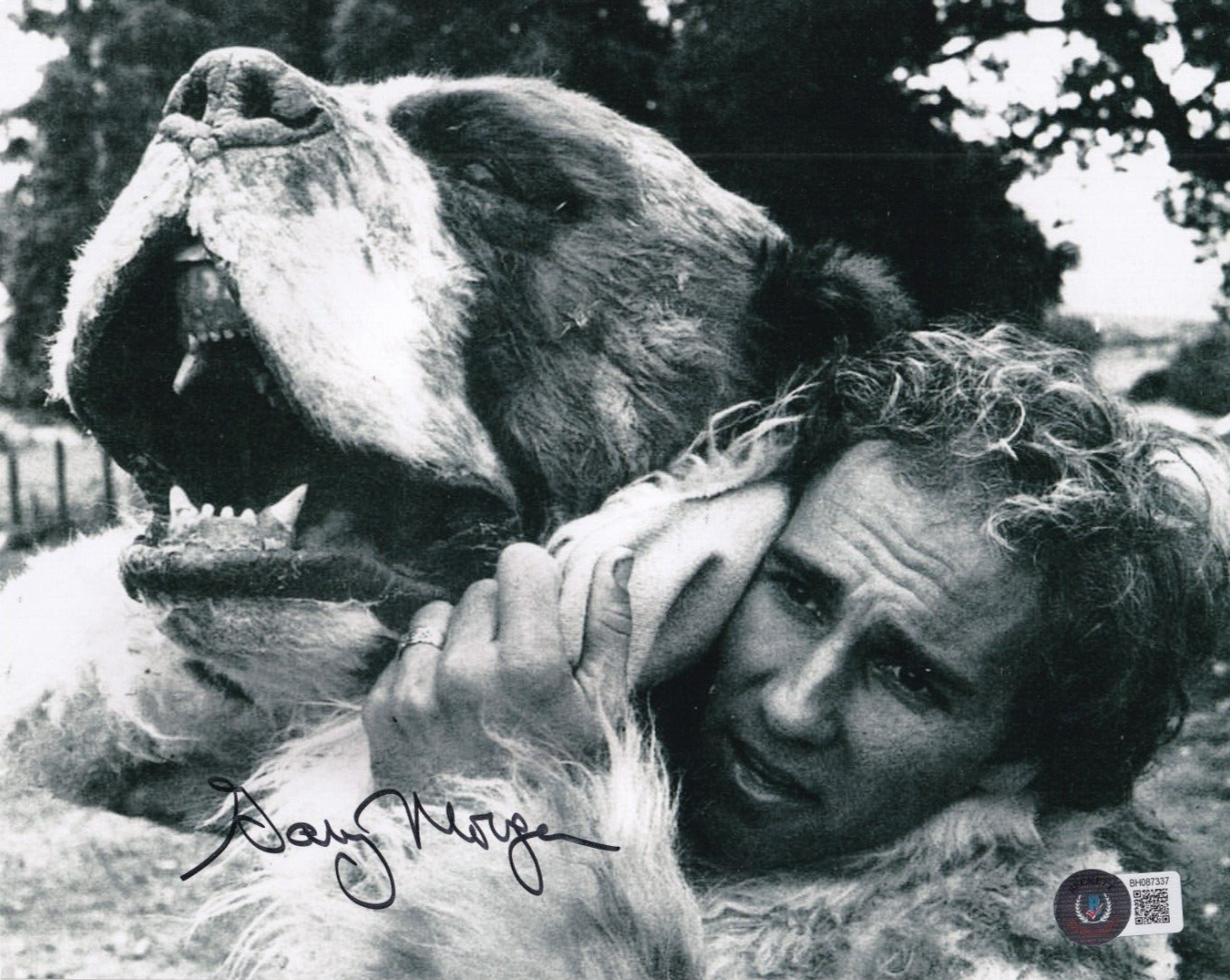 GARY MORGAN signed (CUJO) Stunt Double Movie 8X10 photo BECKETT BAS BH087337