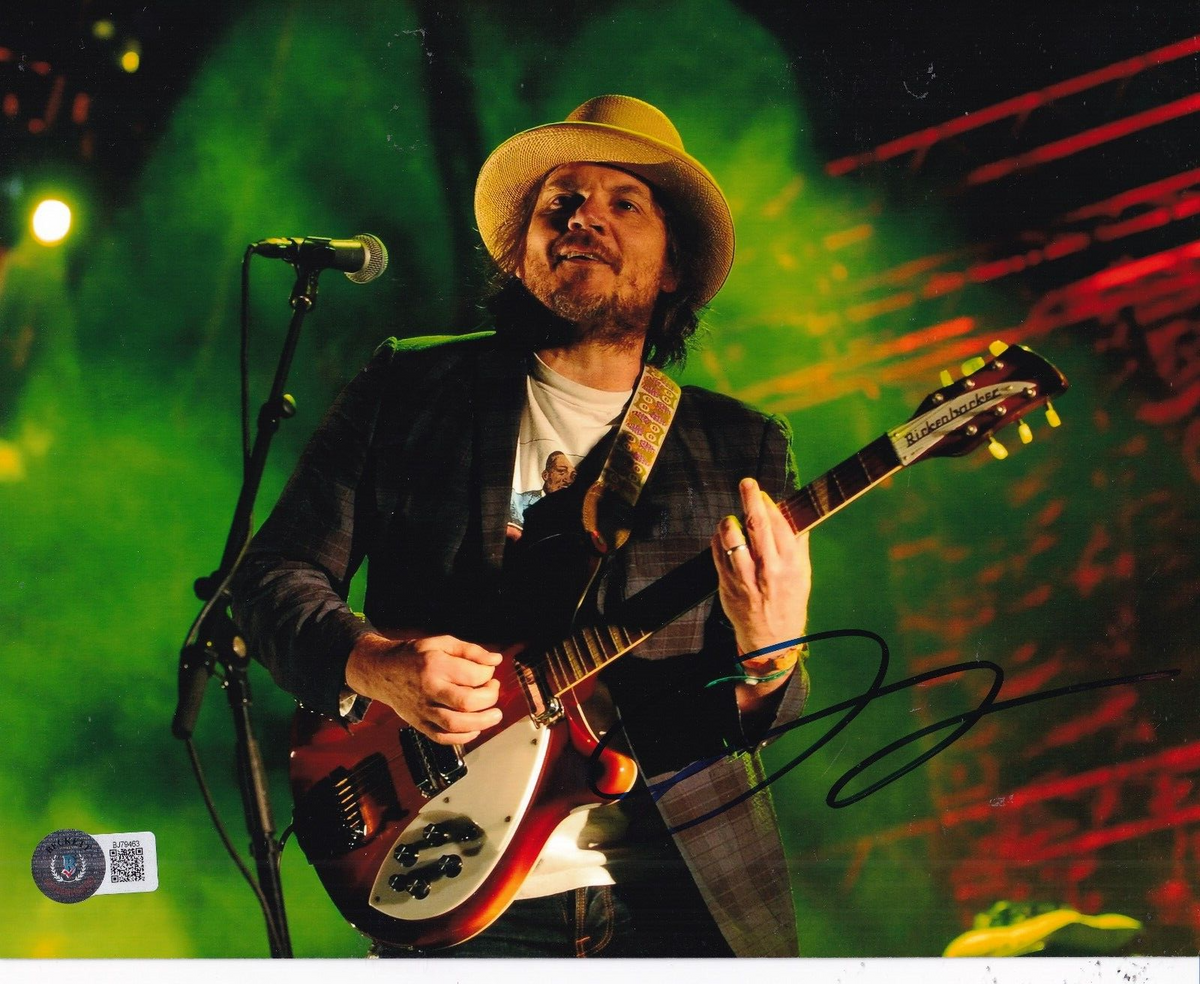 JEFF TWEEDY signed (WILCO) Music singer autograph 8X10 photo BECKETT BAS BJ79463