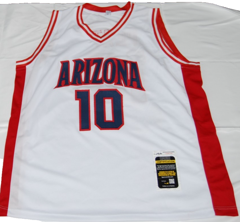 KOA PEAT signed (ARIZONA WILDCATS) White custom basketball jersey JSA CR86396