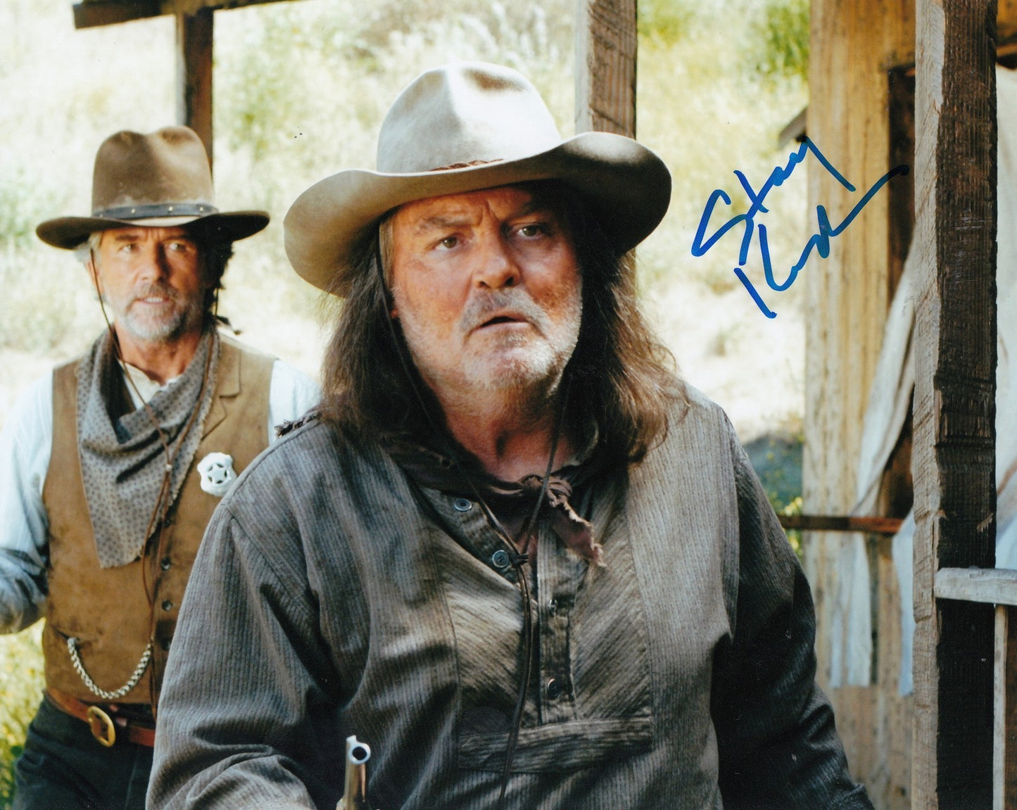 STACY KEACH signed (DESOLATION CANYON) 8X10 photo *PROOF* Samuel Kendrick W/COA