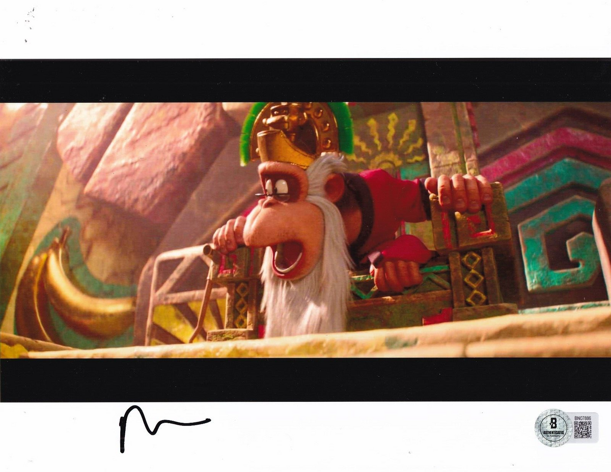 FRED ARMISEN signed (SUPER MARIO BROS) Cranky Kong 8X10 photo BECKETT BN07886