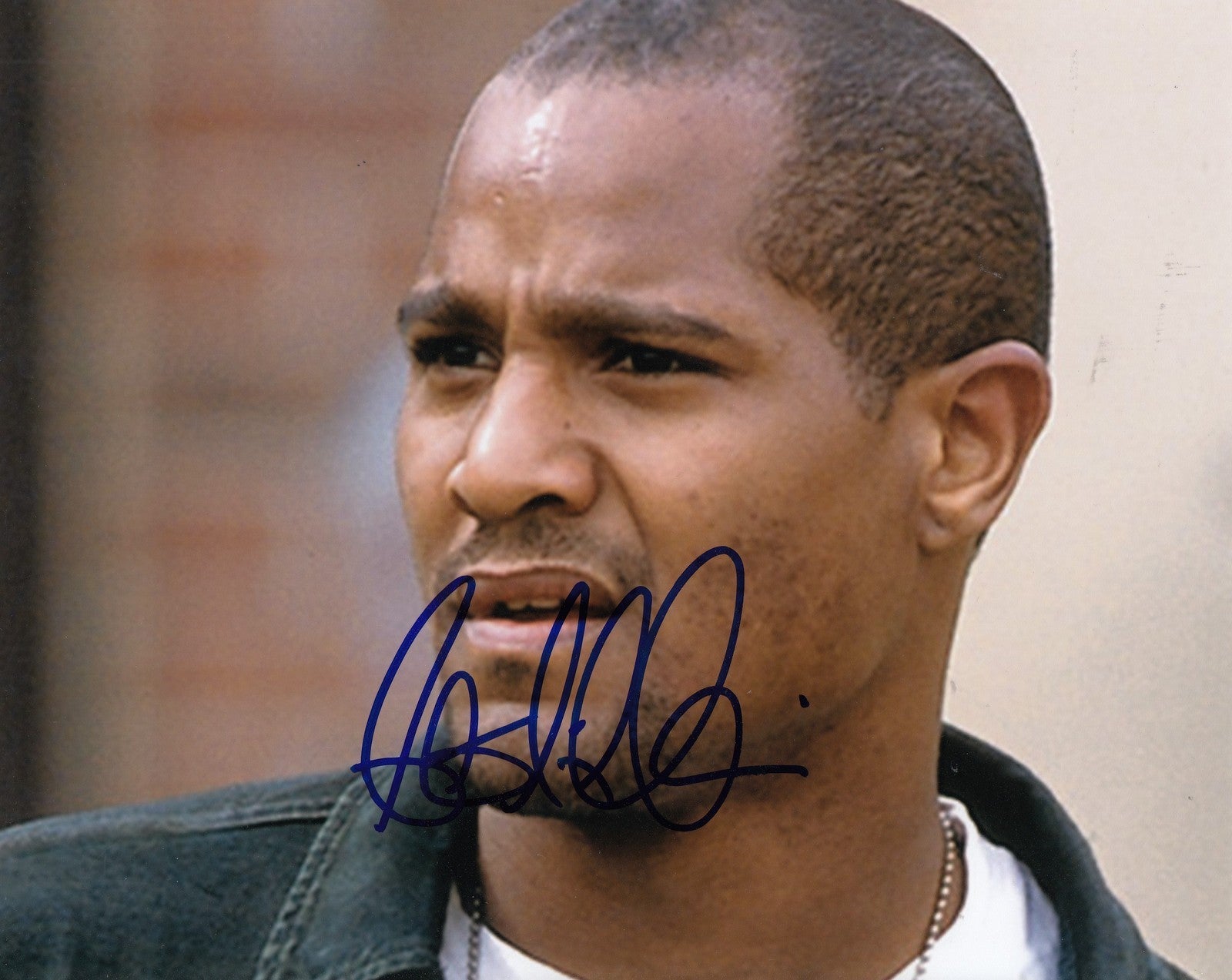 SETH GILLIAM signed (THE WIRE) 8X10 photo *ELLIS CARVER* W/COA #1