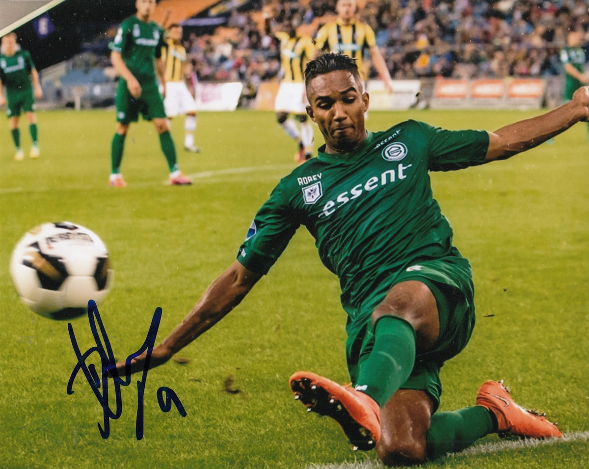 DANNY HOESEN signed (SAN JOSE EARTHQUAKES) MLS SOCCER 8X10 photo W/COA #1