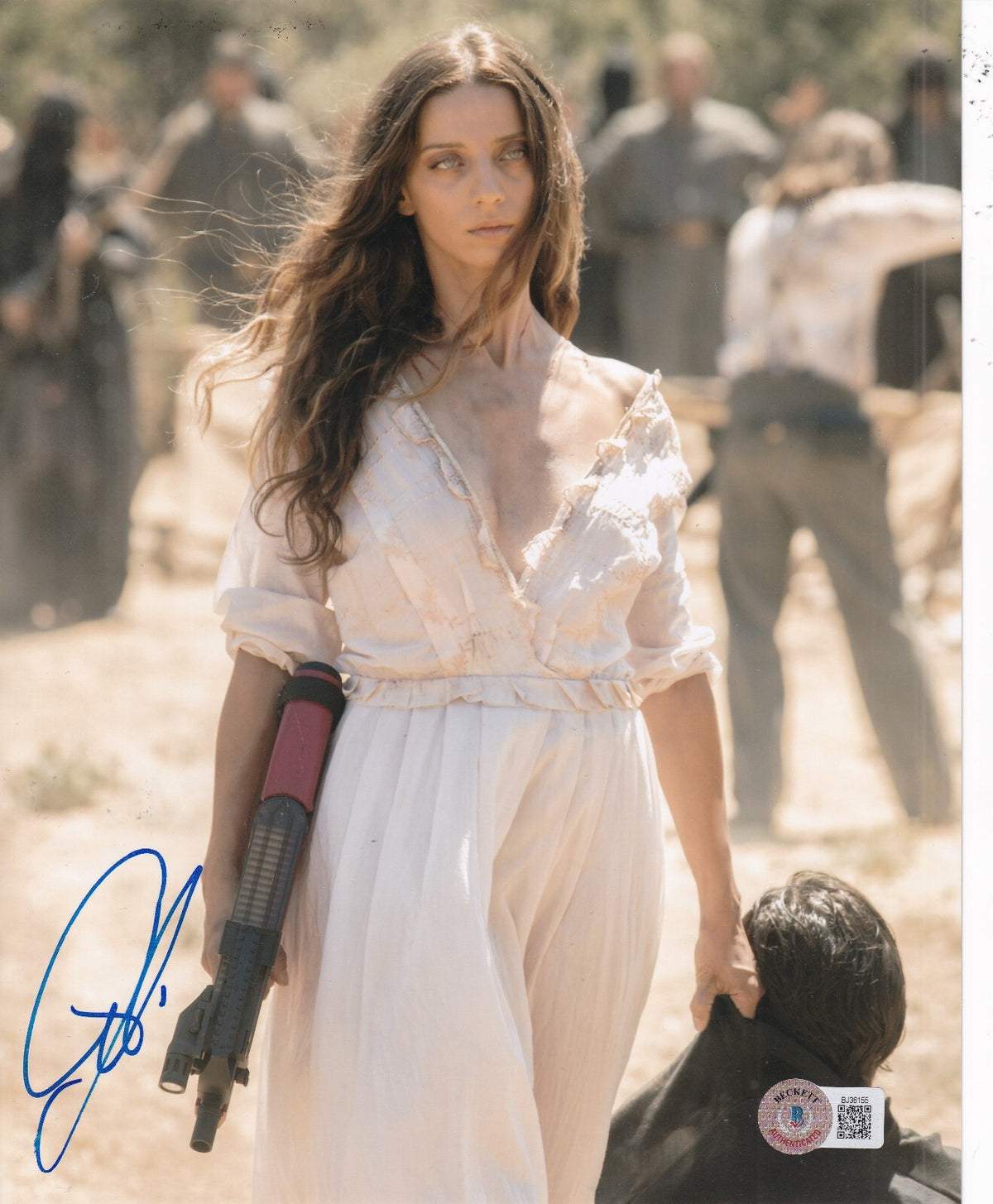 ANGELA SARAFYAN signed (Westworld) Actress 8X10 photo BECKETT BAS BJ36155