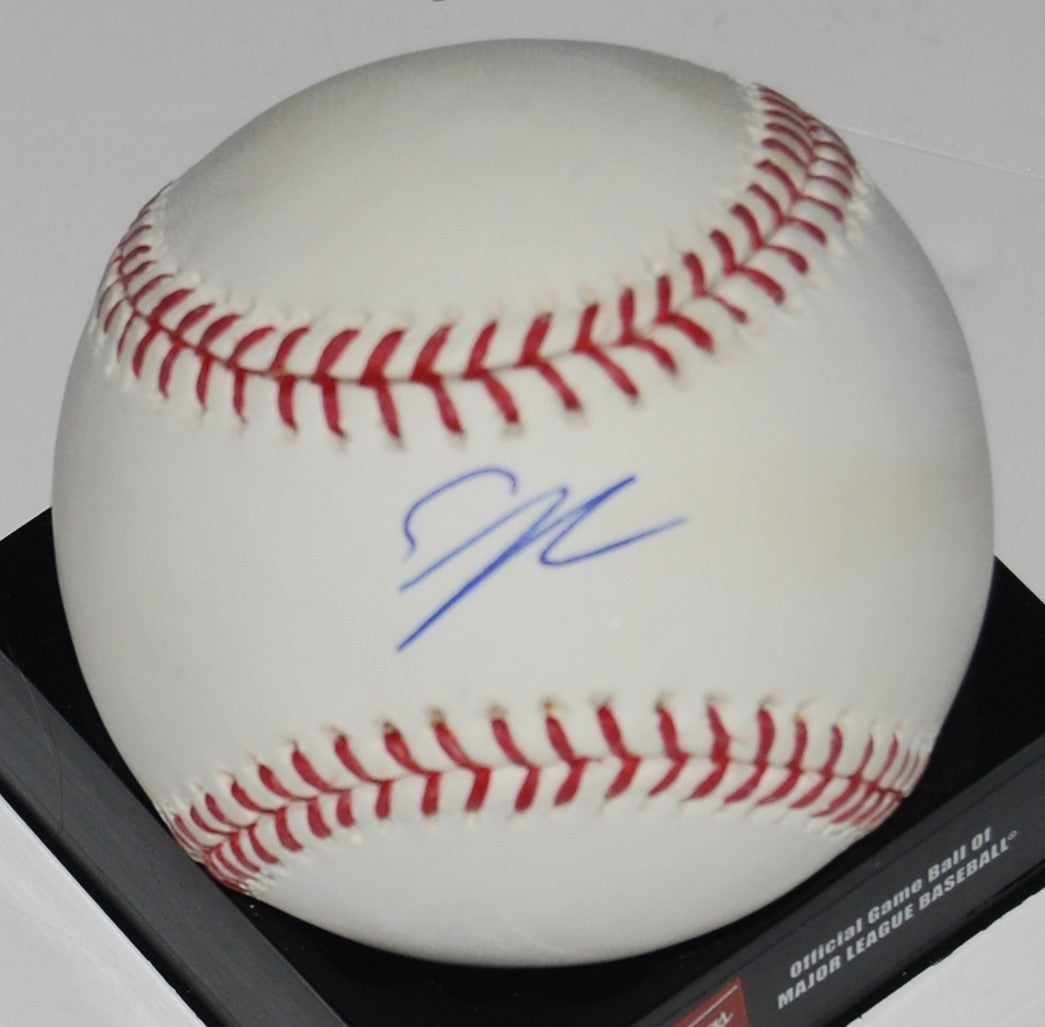 EDWIN JACKSON signed OML BASEBALL (WASHINGTON NATIONALS) W/COA *CUBS WHITE SOX*