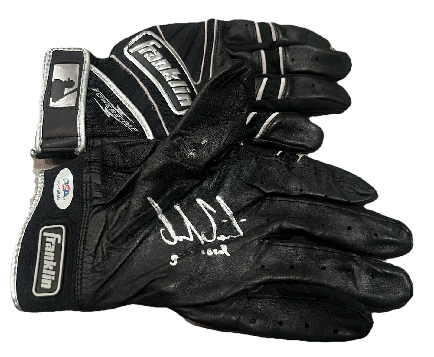 JACK SUWINSKI signed PITTSBURGH PIRATES Game Used Batting Gloves PSA/DNA AO79850