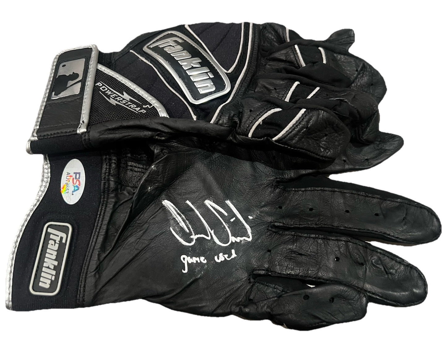 JACK SUWINSKI signed PITTSBURGH PIRATES Game Used Batting Gloves PSA/DNA AO79853