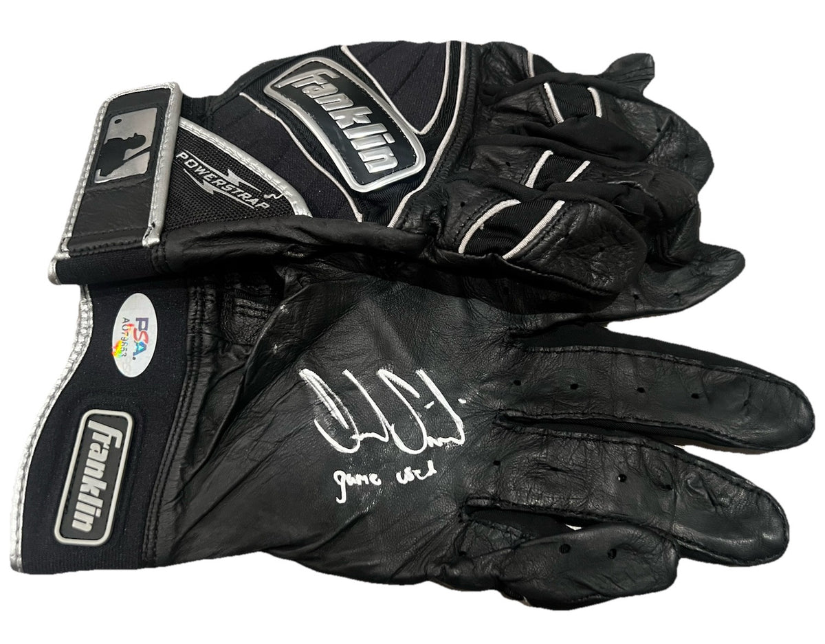 JACK SUWINSKI signed PITTSBURGH PIRATES Game Used Batting Gloves PSA/DNA AO79853
