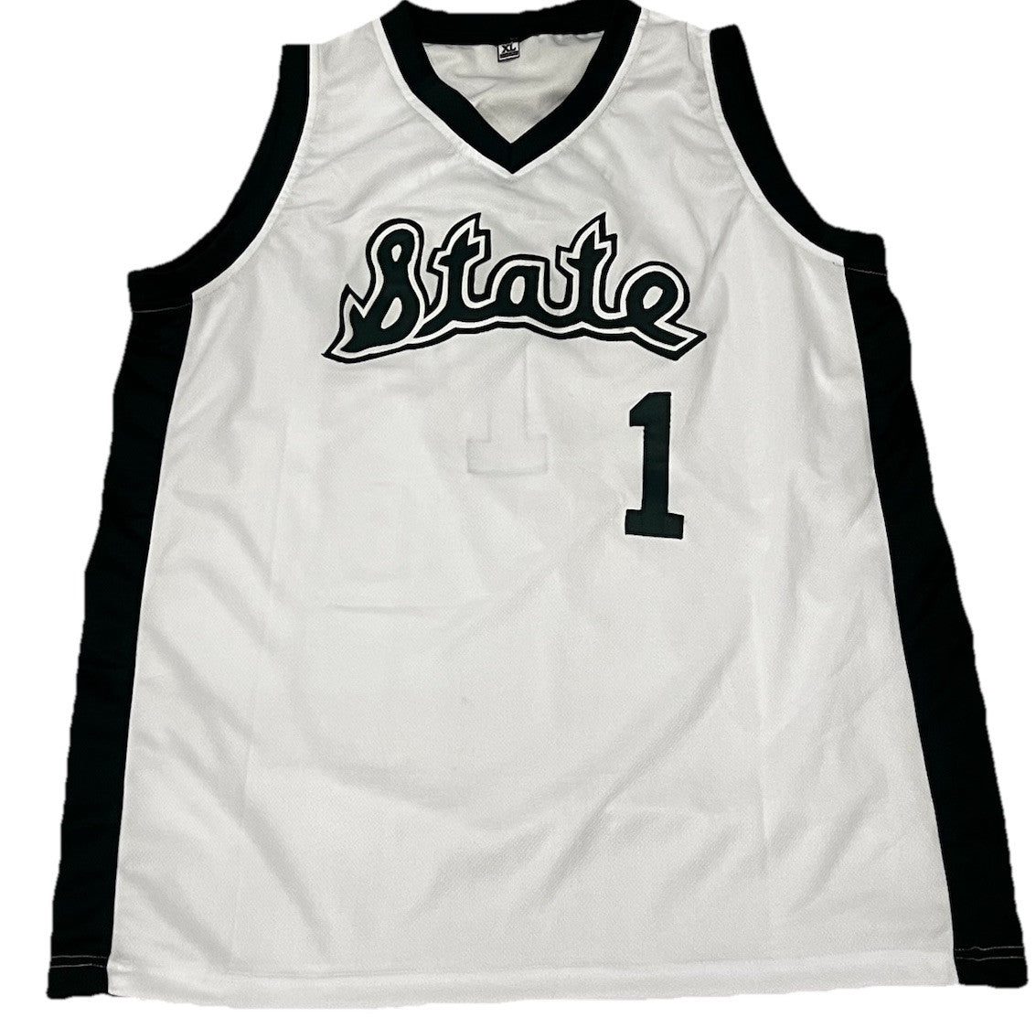 TOM IZZO signed (MICHIGAN STATE SPARTANS) #1 basketball jersey PSA/DNA AO79811