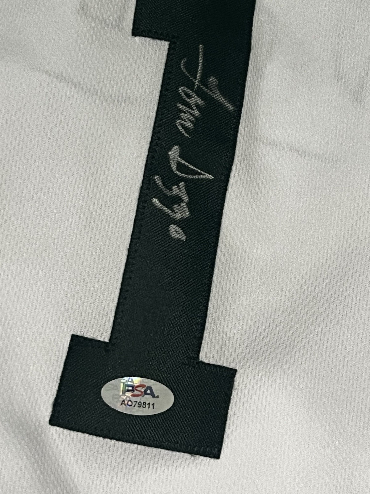 TOM IZZO signed (MICHIGAN STATE SPARTANS) #1 basketball jersey PSA/DNA AO79811