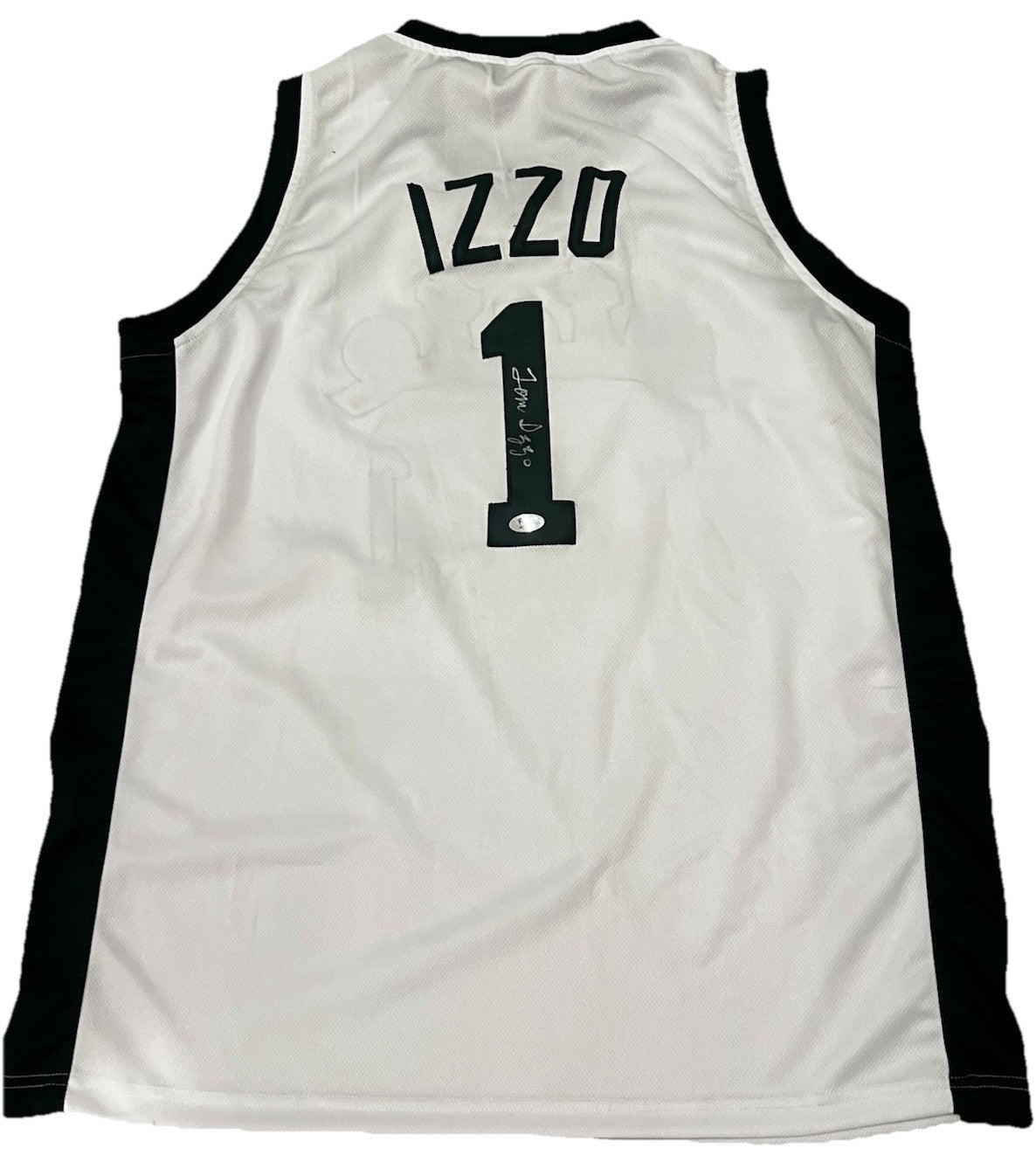 TOM IZZO signed (MICHIGAN STATE SPARTANS) #1 basketball jersey PSA/DNA AO79807